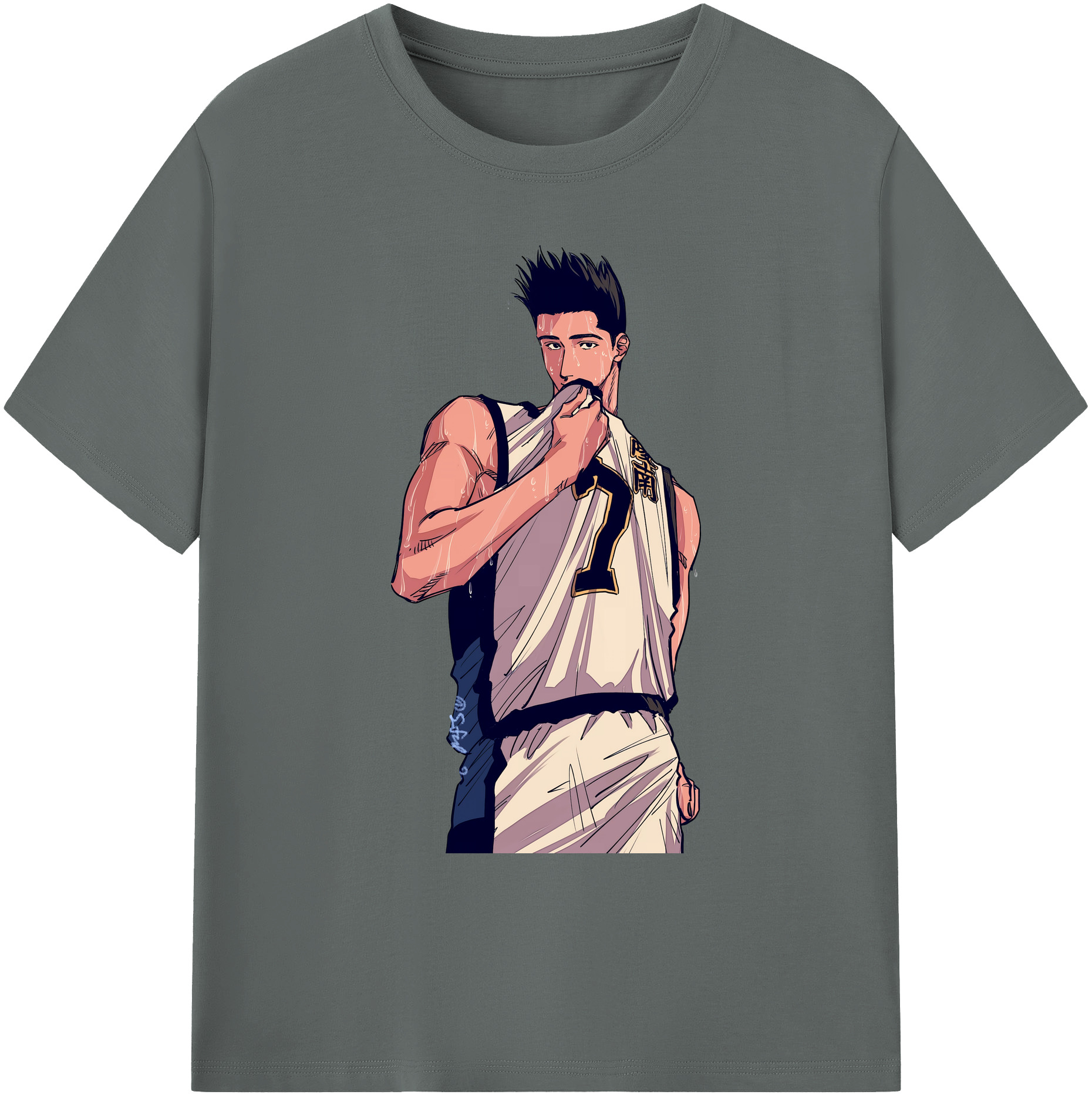 （画像用） SLAM DUNK／スラムダンク 綿100％ メンズ半袖Tシャツ｜肌触りやわらか＆通気性